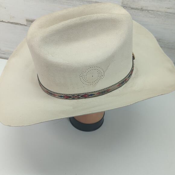 Ojeda Hats 7 1/8 Usa 57 Mex Cowboy Hat Somos Tu Sombra! Made In Mexico - Picture 9 of 16